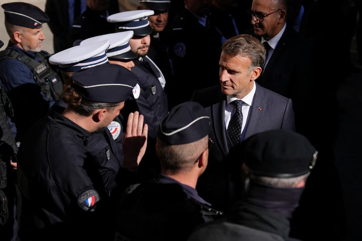 France was unprepared for October 17 riots, Macron admits