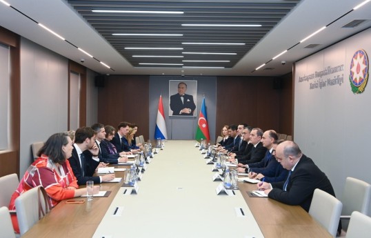 Azerbaijani and Dutch foreign ministers held expanded-format meeting - UPDATED - 1 