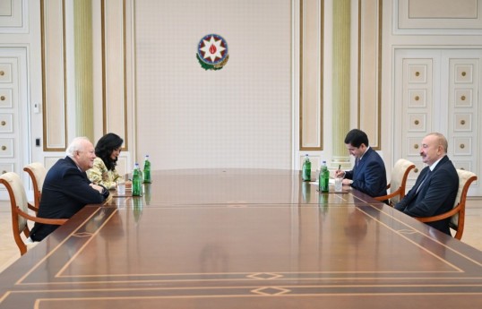 President Ilham Aliyev receives High Representative for the United Nations Alliance of Civilizations