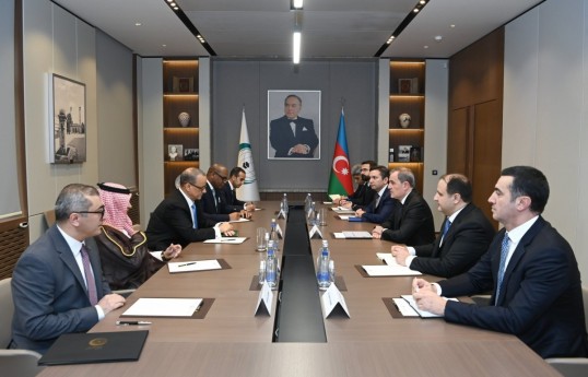 Azerbaijani FM Jeyhun Bayramov meets with OIC Secretary-General