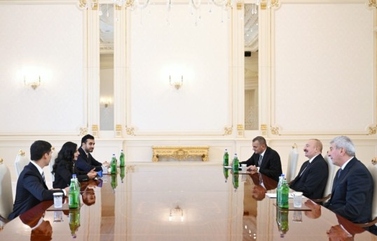 President Ilham Aliyev received Secretary-General of UN Tourism