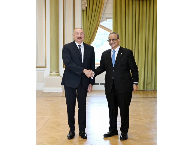 President of Azerbaijan Ilham Aliyev received OIC Secretary-General