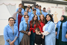 Leyla Aliyeva familiarizes herself with activities of social sewing facility in Shamakhi