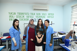 Leyla Aliyeva familiarizes herself with activities of social sewing facility in Shamakhi