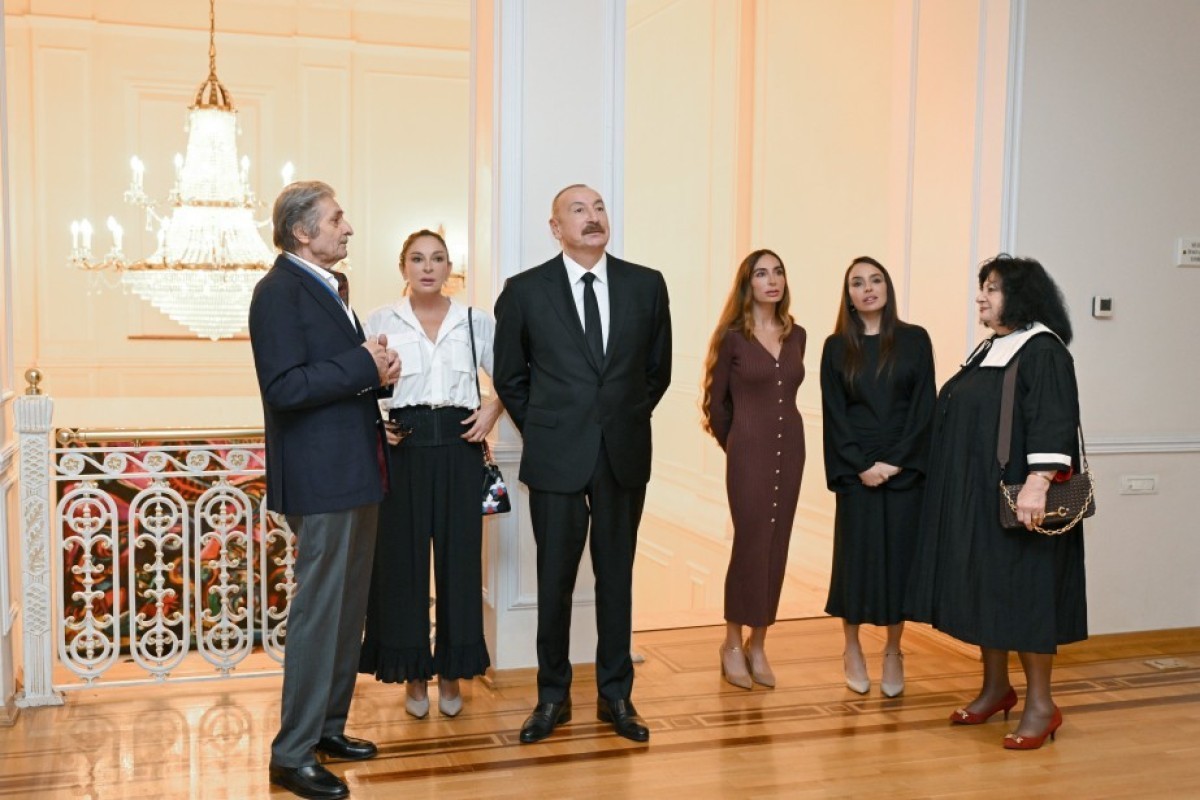 President Ilham Aliyev, First Lady Mehriban Aliyeva and family members visit “My Absheron: Plus” exhibition