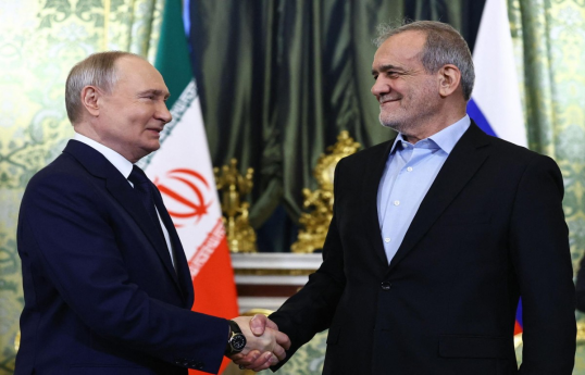 Russian President holds talks with Iranian president in Kremlin