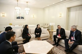 Leyla Aliyeva meets with UN Tourism Secretary-General