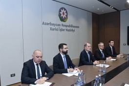 Azerbaijani FM Jeyhun Bayramov meets with ICESCO Director-General