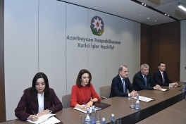 Azerbaijan's FM Jeyhun Bayramov meets with UN Tourism Secretary-General