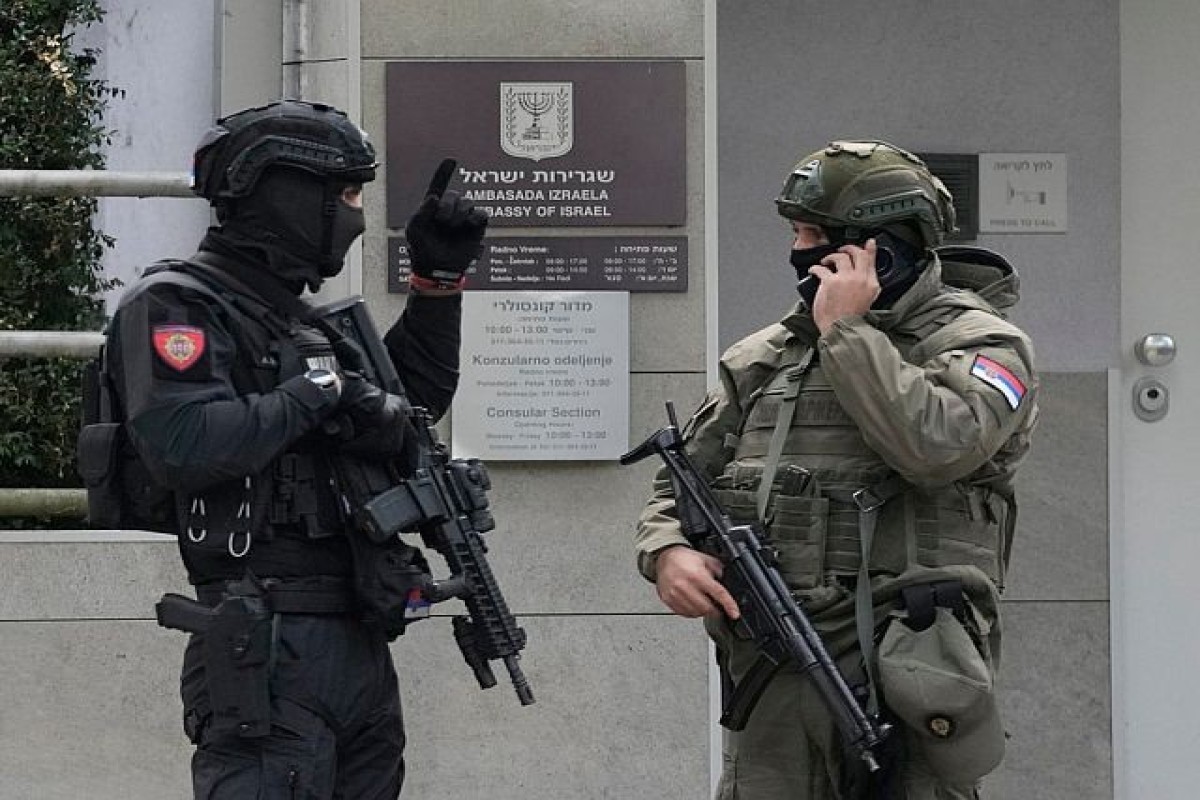 Teenager who stabbed Israeli Embassy employee in Belgrade shot