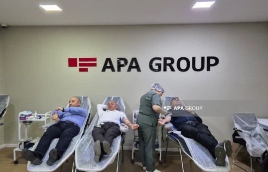 Blood donation campaign held at APA Media Group - PHOTO 