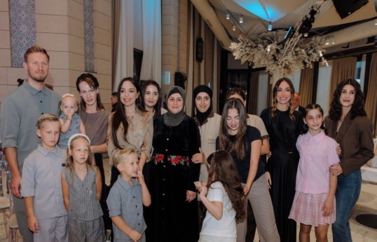 Leyla Aliyeva and Arzu Aliyeva attend concert presented as part of “Aria of Heaven” project