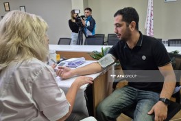 Blood donation campaign held at APA Media Group - PHOTO 