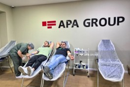 Blood donation campaign held at APA Media Group - PHOTO 