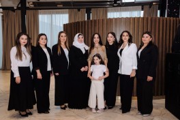 Leyla Aliyeva and Arzu Aliyeva attend concert as part of "Aria of Paradise" project