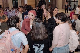 Leyla Aliyeva and Arzu Aliyeva attend concert as part of "Aria of Paradise" project