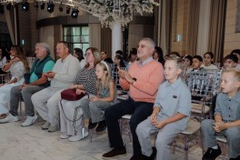 Leyla Aliyeva and Arzu Aliyeva attend concert as part of "Aria of Paradise" project