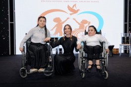 Leyla Aliyeva and Arzu Aliyeva attend concert as part of "Aria of Paradise" project