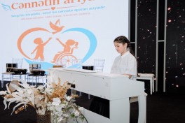 Leyla Aliyeva and Arzu Aliyeva attend concert as part of "Aria of Paradise" project