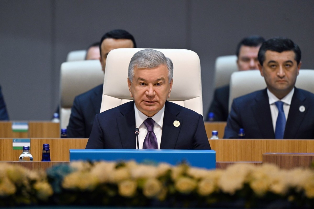 Uzbek President Shavkat Mirziyoyev