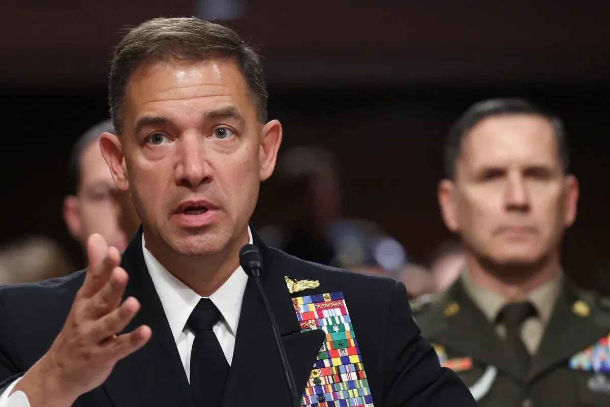 Admiral Brad Cooper, Commander of the US Central Command (CENTCOM)