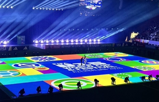 Closing ceremony of FIFA U-15 World Championship held in Azerbaijan's Baku