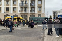 Another resettlement convoy arrives in Azerbaijan's Aghdam city