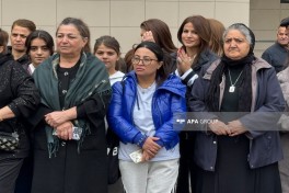 Another resettlement convoy arrives in Azerbaijan's Aghdam city