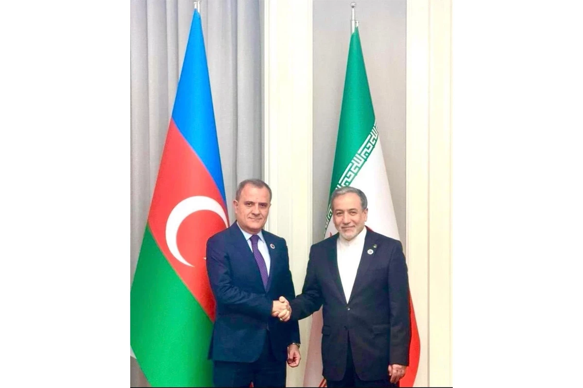 Minister of Foreign Affairs of the Republic of Azerbaijan Jeyhun Bayramov and Minister of Foreign Affairs of the Islamic Republic of Iran Seyed Abbas Araghchi