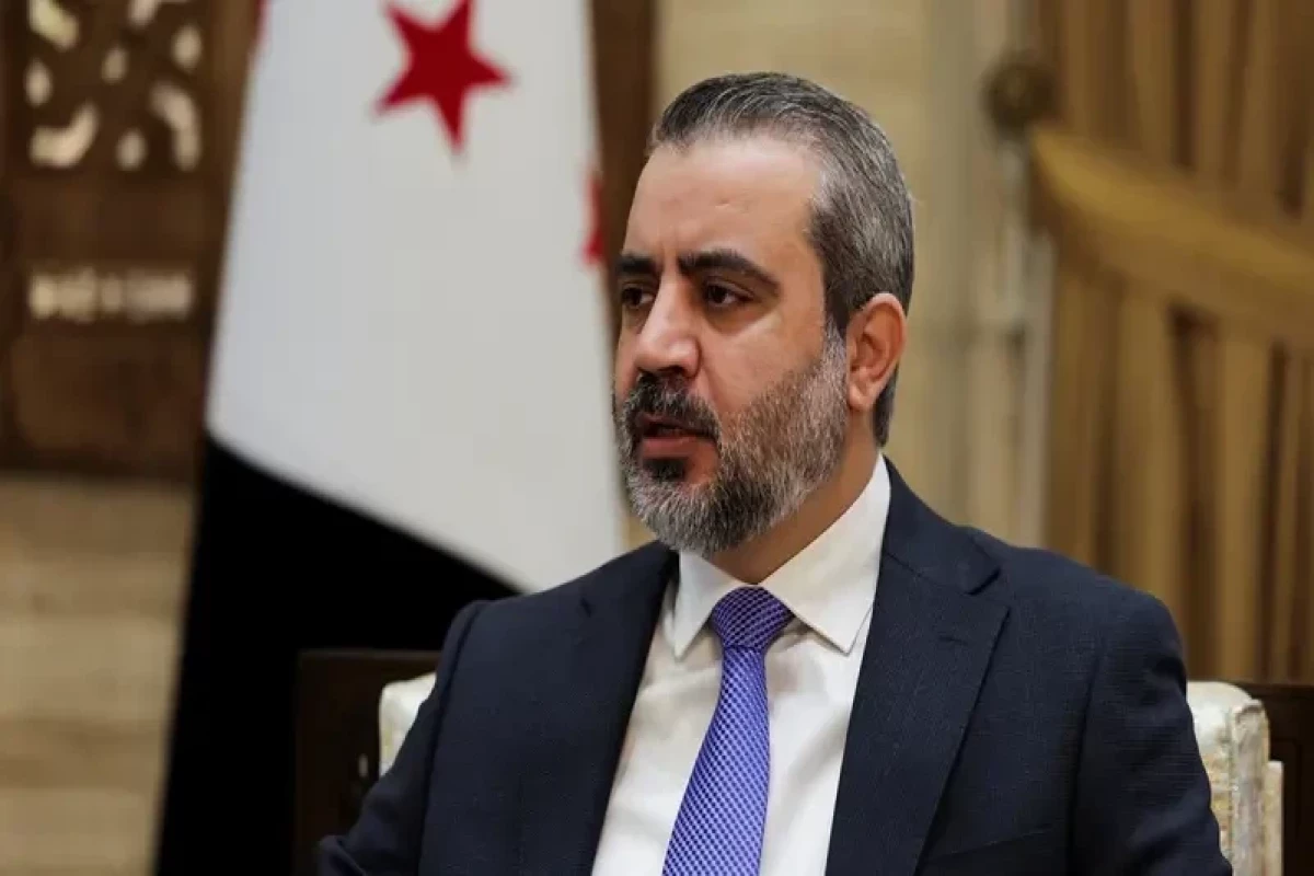 Syrian Foreign Minister Asaad al-Shaibani