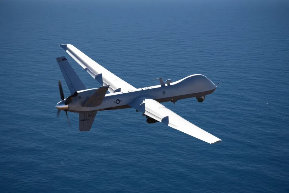 American drone was shot down over central Iran