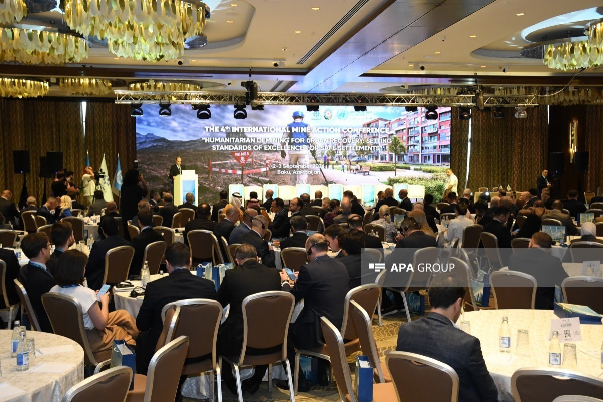 Baku hosts 4th international conference on mine action -<span class="red_color">PHOTO