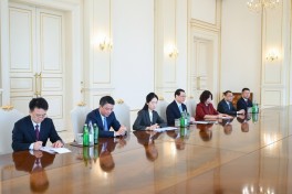 President Ilham Aliyev receives China’s Prosecutor General