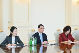 President Ilham Aliyev receives China’s Prosecutor General