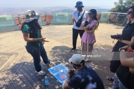 Azerbaijani journalists visit Israel-Lebanon border - PHOTO 