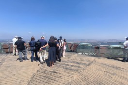 Azerbaijani journalists visit Israel-Lebanon border - PHOTO 