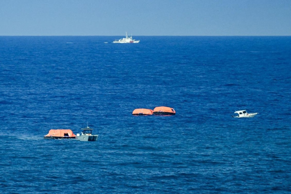 Turkish rescue teams search for 10 missing after cargo ship sinks off Istanbul