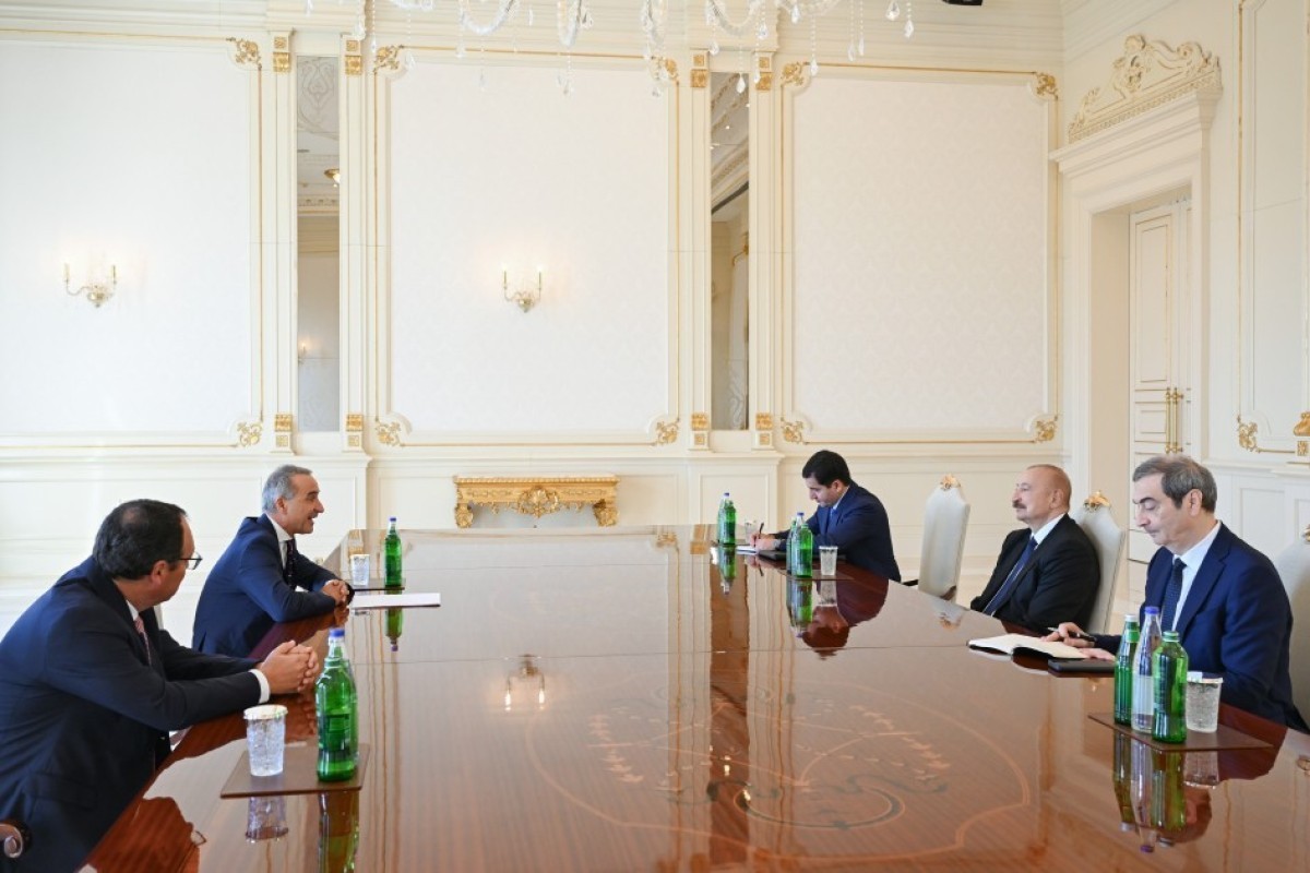 President Ilham Aliyev receives OSCE PA President Pere Joan Pons Sampietro