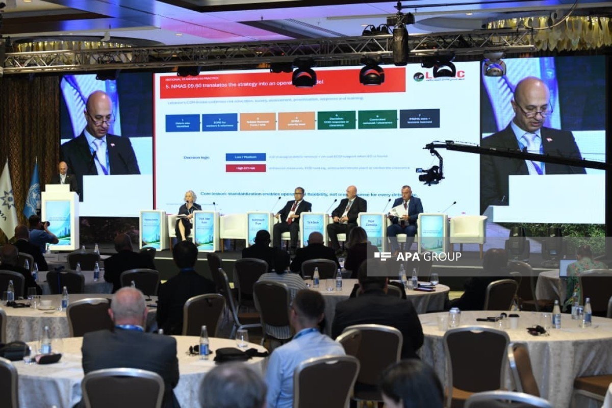 Final panel discussion held at 4th International Mine Action Conference in Baku - PHOTO 
