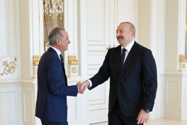 President Ilham Aliyev receives OSCE PA President Pere Joan Pons Sampietro