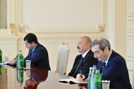 President Ilham Aliyev receives OSCE PA President Pere Joan Pons Sampietro