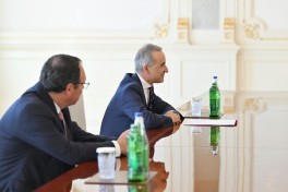 President Ilham Aliyev receives OSCE PA President Pere Joan Pons Sampietro