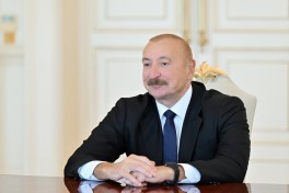 President Ilham Aliyev receives OSCE PA President Pere Joan Pons Sampietro