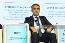 Panel discussion on “Technology and Innovation for Safer and More Effective Humanitarian Demining” held in Baku - PHOTO 