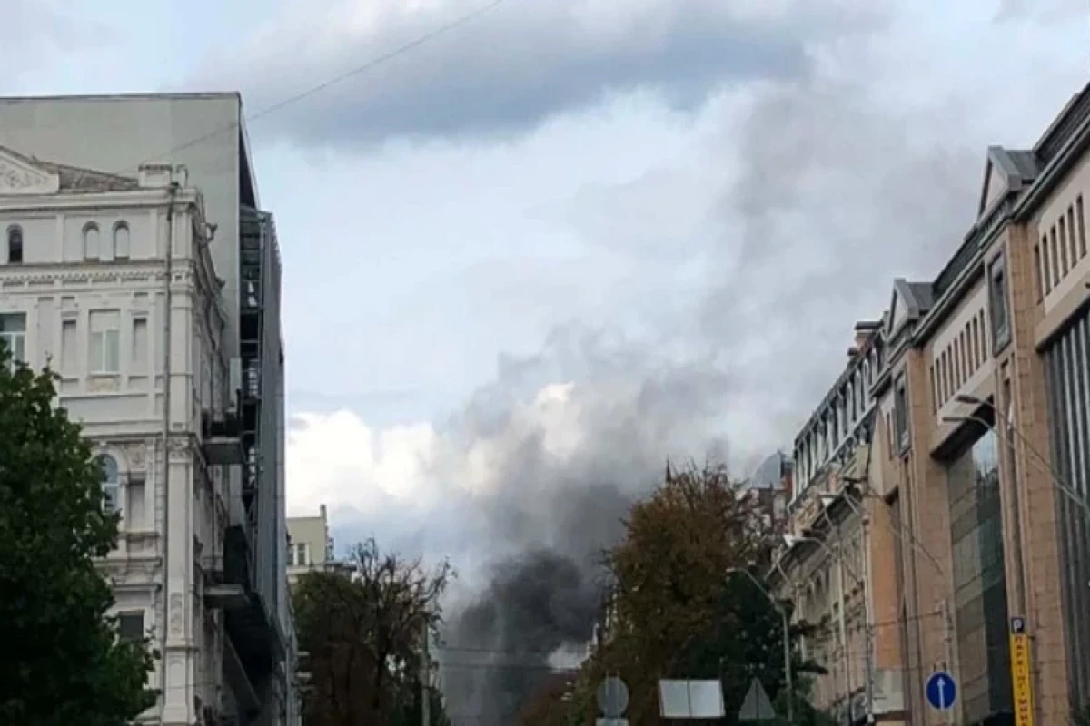 Russian drone strikes SBU building in central Kyiv - <span class="red_color">PHOTO