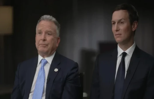 U.S. President Donald Trump's envoys Steve Witkoff and Jared Kushner