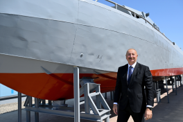 President Ilham Aliyev visited Azerbaijani Navy-PHOTO 