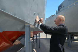 President Ilham Aliyev visited Azerbaijani Navy-PHOTO 