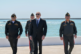 President Ilham Aliyev visited Azerbaijani Navy-PHOTO 