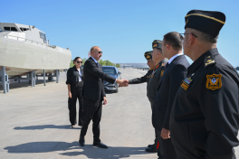 President Ilham Aliyev visited Azerbaijani Navy-PHOTO 